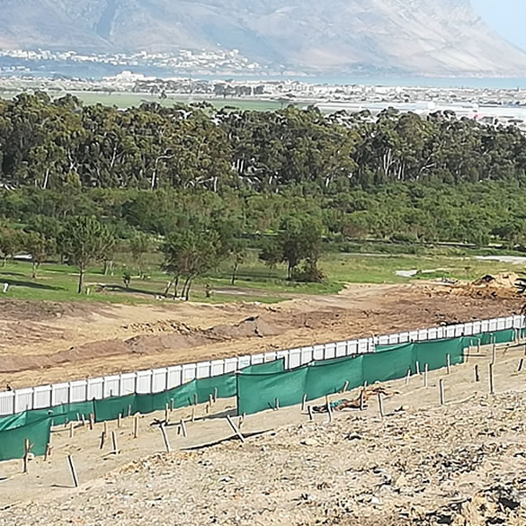 silt fencing